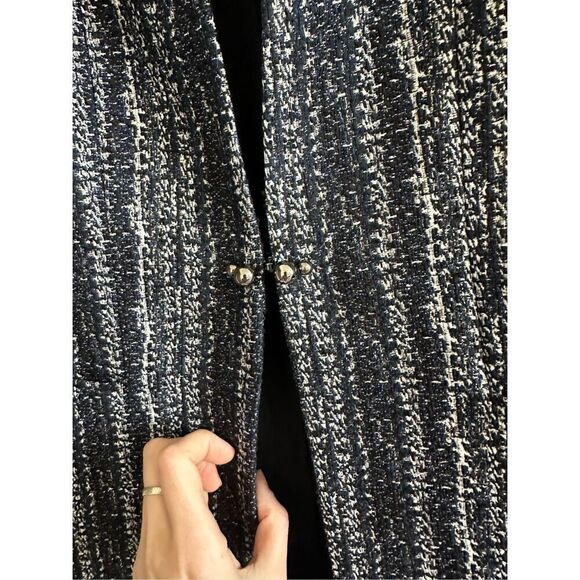 NWT Elie Tahari Bonnie Tweed Blazer Jacket Size 4 - Picture 10 of 12